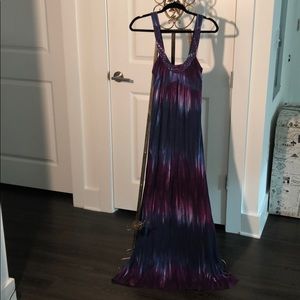 Tye dye maxi dress